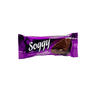 soggy gateau enrobe de cacao et fourre a la creme